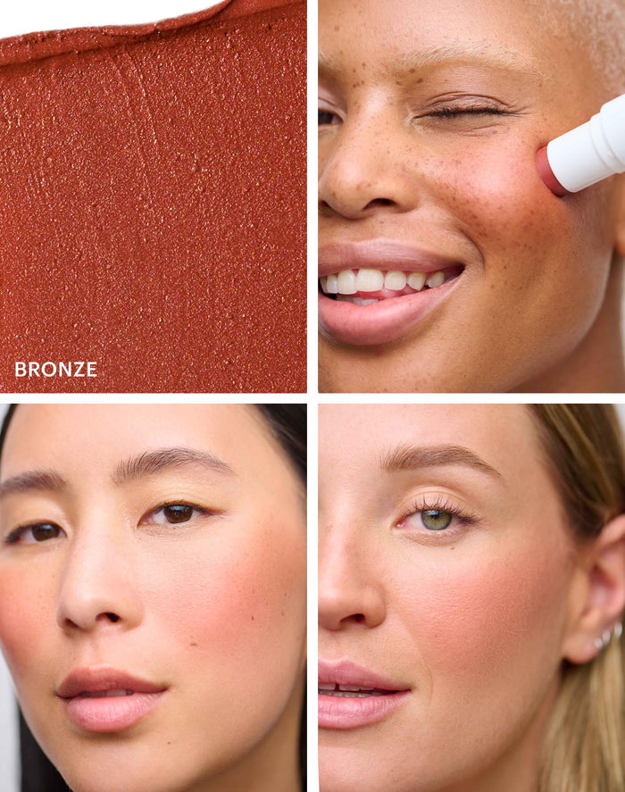 blush-glow-duo-stick-your-choice; bronze-blush: warmer, mittlerer Braunton mit rötlichen Untertönen