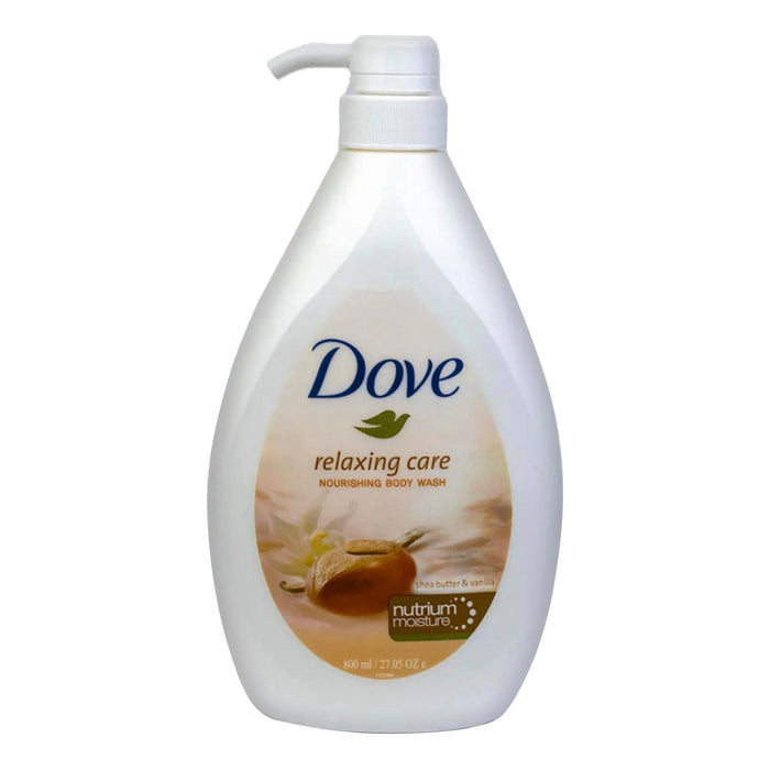 Dove Nourishing Body Wash Pump Shea Butter & Vanilla 27.05oz/ 800ml - ikatehouse