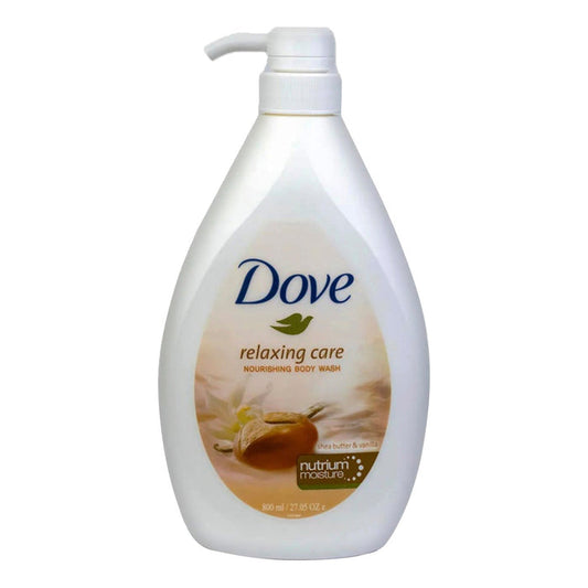 Dove Nourishing Body Wash Pump Shea Butter & Vanilla 27.05oz/ 800ml - ikatehouse