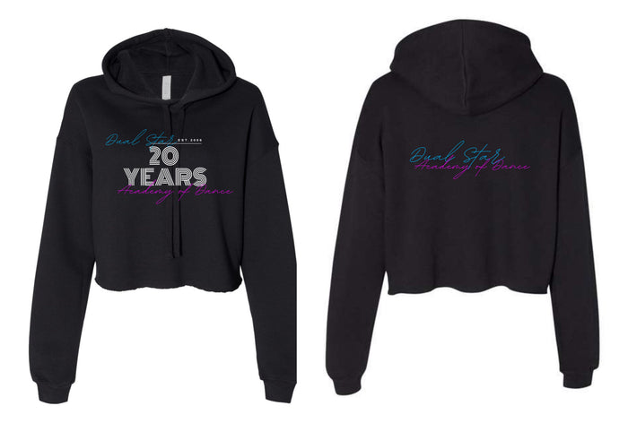 Dual Star 20th ANNIVERSARY NEON Hoodie- Ladies & Youth