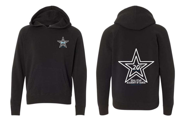 Dual Star 20th ANNIVERSARY STAR Hoodie- Ladies, Youth, and Unisex
