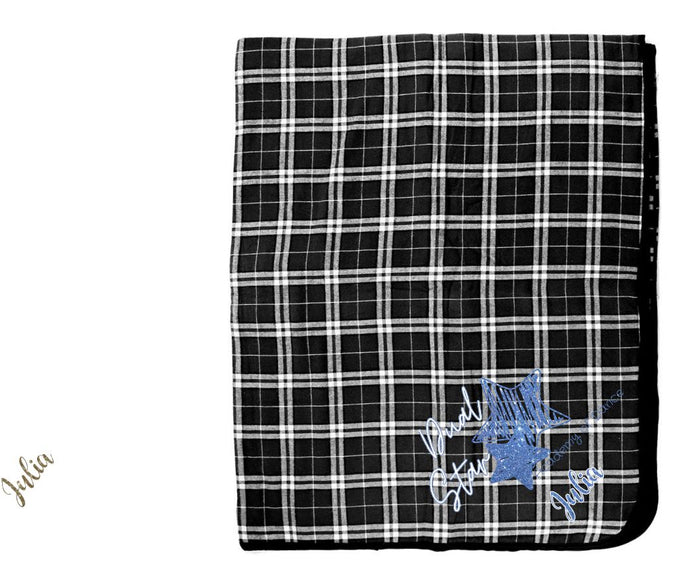 Dual Star Boxercraft Flannel Blanket