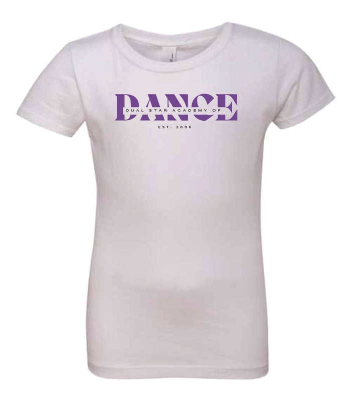Dual Star DANCE Girls Tee