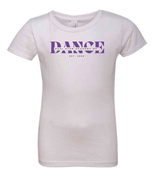 Dual Star DANCE Girls Tee