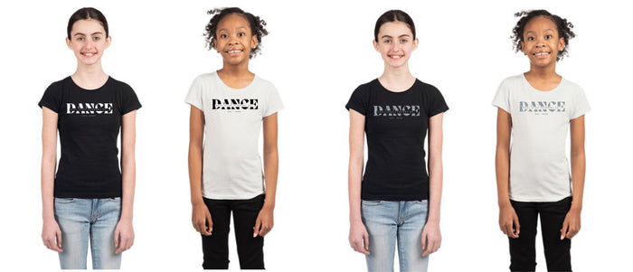 Dual Star DANCE Girls Tee