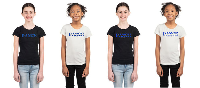 Dual Star DANCE Girls Tee