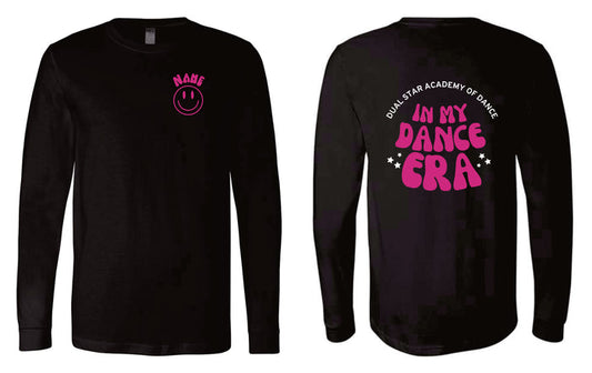 Dual Star IN MY DANCE ERA Long Sleeve Tee- Ladies, Youth, and Unisex