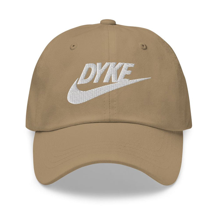 dyke sport twill dad hat khaki