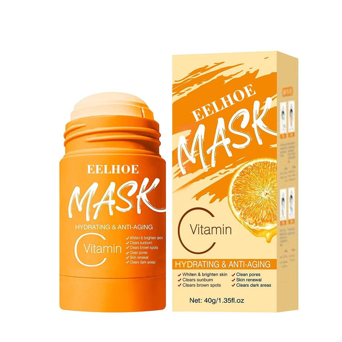EELHOE Facial Mask Stick Cleansing Bamboo Charcoal & Vitamin K Pigmentation Corrector Anti Blackheads shrink pores Vitamin C solid mask EELHOE COSMETICS