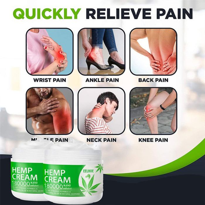 EELHOE Hemp Cream – Premium Pain Relief & Soothing Care EELHOE COSMETICS