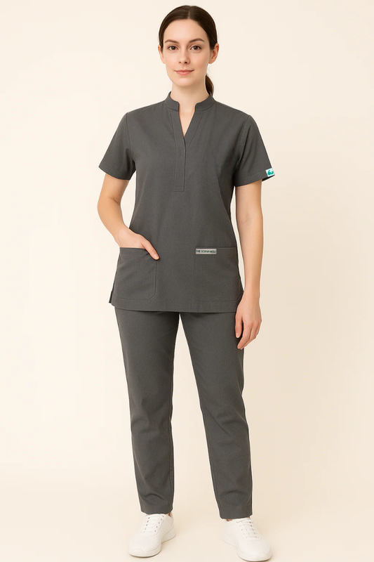 ELITE MANDARIN (GREY) SCRUB