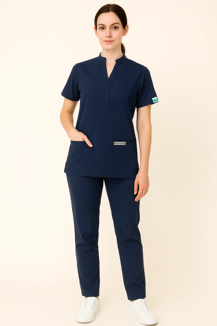 ELITE MANDARIN (NAVY) SCRUB