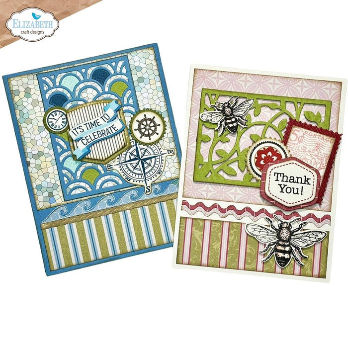 Elizabeth Craft - Metal Die - Fancy Cut-Aways. Elizabeth Craft Dies will give an added touch to any paper project and are compatible with most die-cutting machines. Available at Embellish Away located in Bowmanville Ontario Canada. Example by brand ambassador.