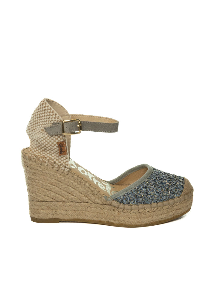 VIDORRETA espadrillas rafia blu 1300 RAFIA-AZUL