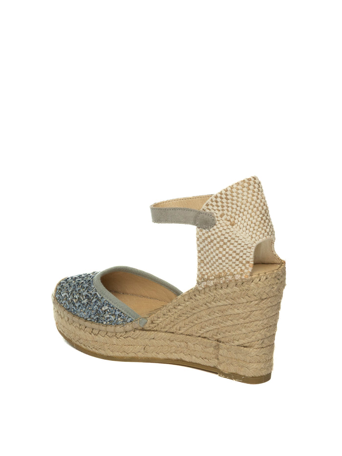 VIDORRETA espadrillas rafia blu 1300 RAFIA-AZUL