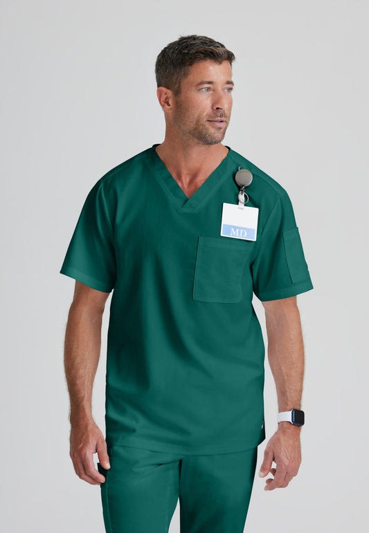 Evan Top - Hunter Green - Grey's Anatomy Scrubs