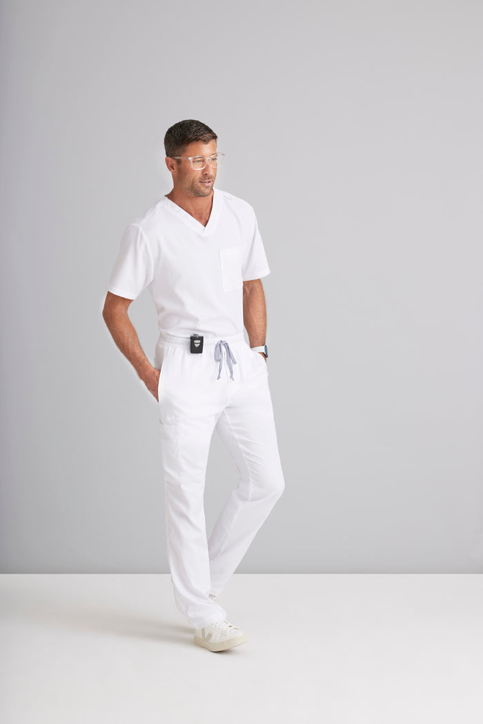 Evan Top - White - Grey's Anatomy Scrubs