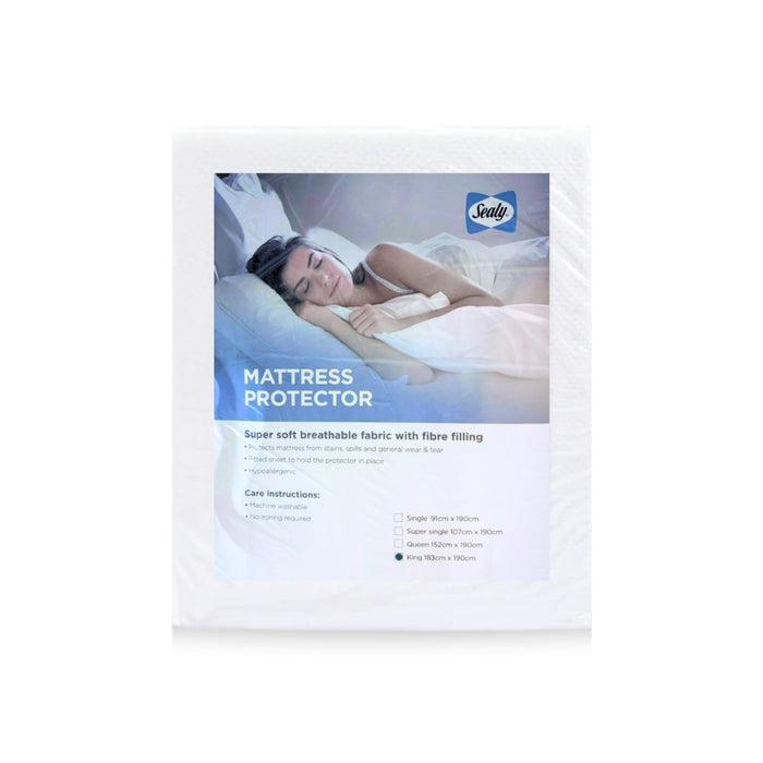 SEALY MALAYSIA Fitted Mattress Protector (King/Queen/Super Single/Single) | Isetan KL Online Store