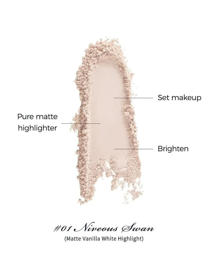 Flower Knows Swan Ballet Embossed Blush 5g