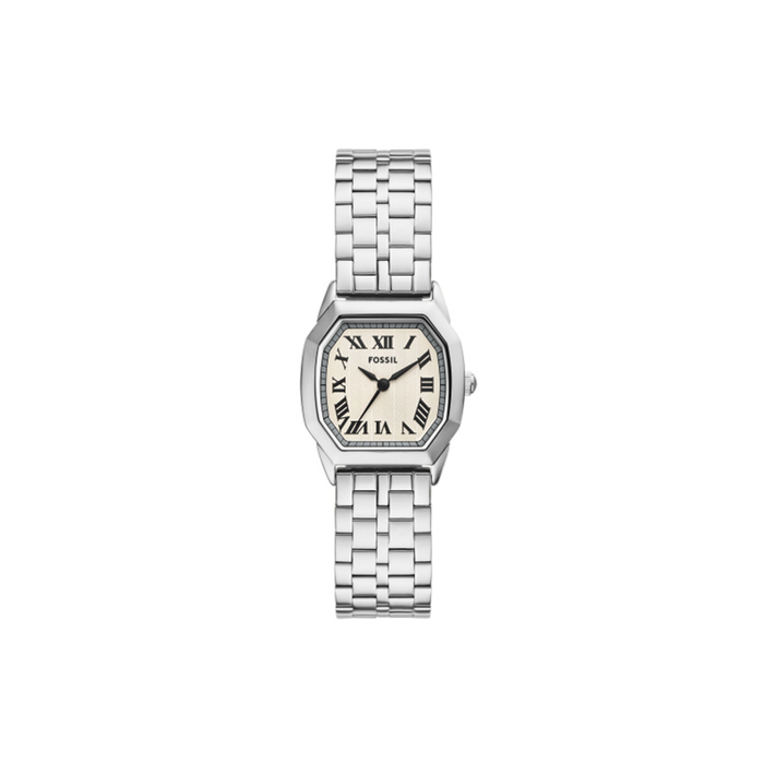 Fossil Harlow Three-Hand Silver-Tone Stainless Steel Watch
