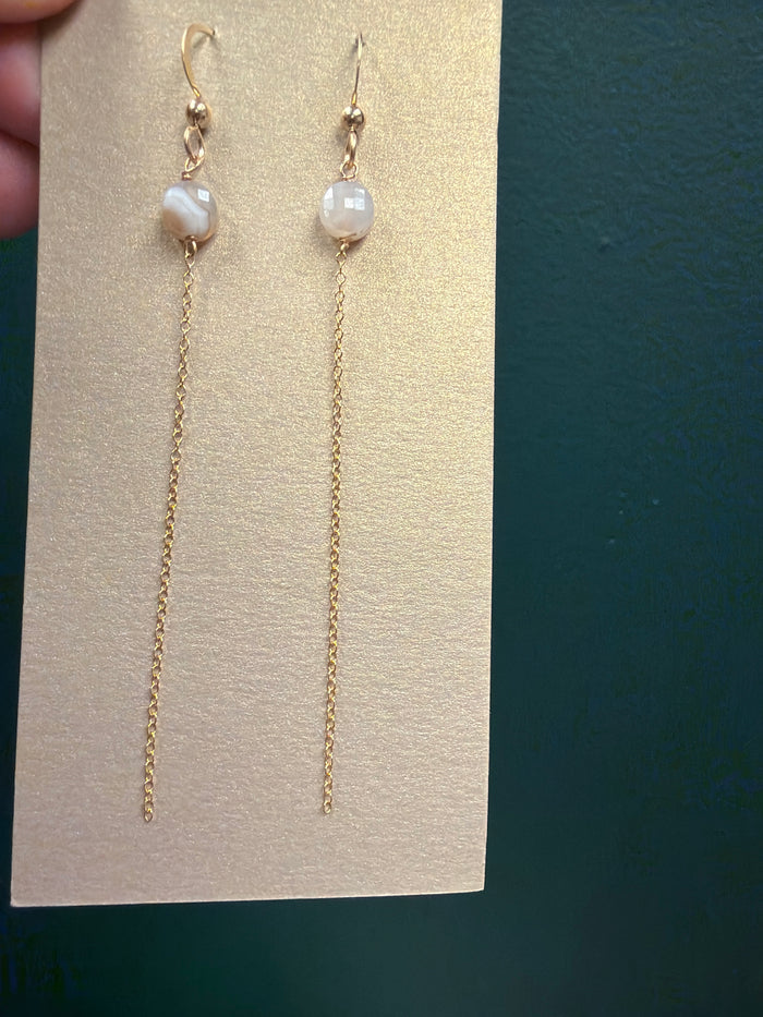 Sandy Agate & Gold