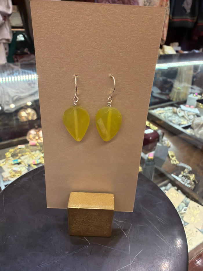 Goldust Jewelry GD semi-precious stone earrings featuring colorful, polished stones set in elegant earring designs.