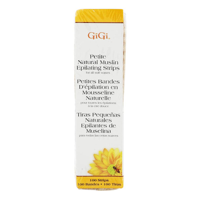 Gigi Petite Natural Muslin Epilating Strips 100pk - ikatehouse