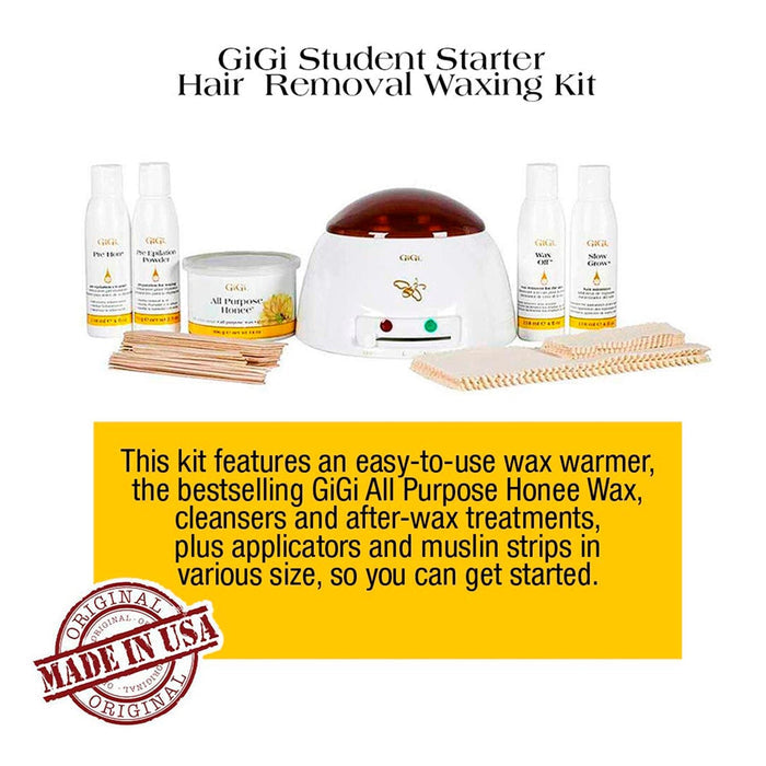 Gigi Student Starter Hair Removal Waxing Kit - ikatehouse