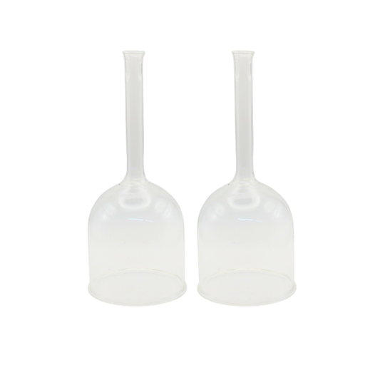 Glass Body Cups Pair