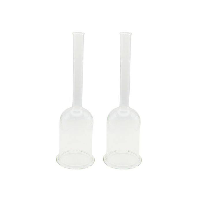 Glass Body Cups Pair