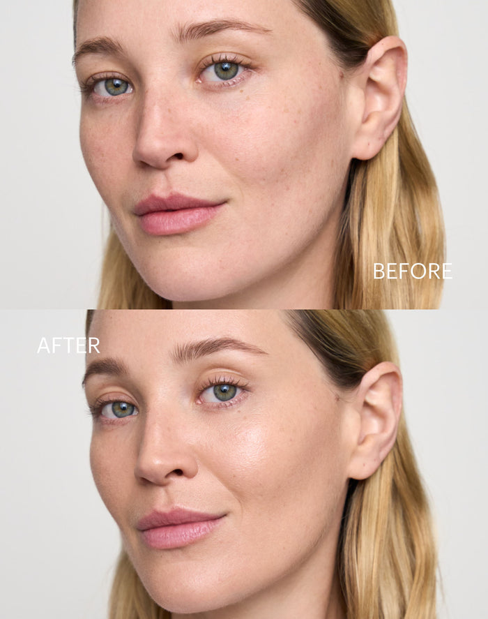cc-cream-spf-30; light: Before & After der CC Cream in Light