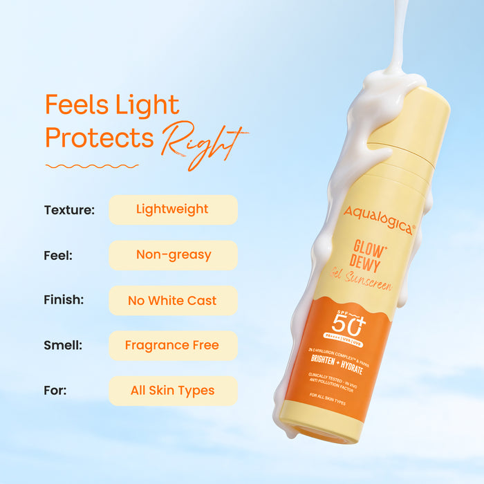 Feels light protects right lightweight non greasy