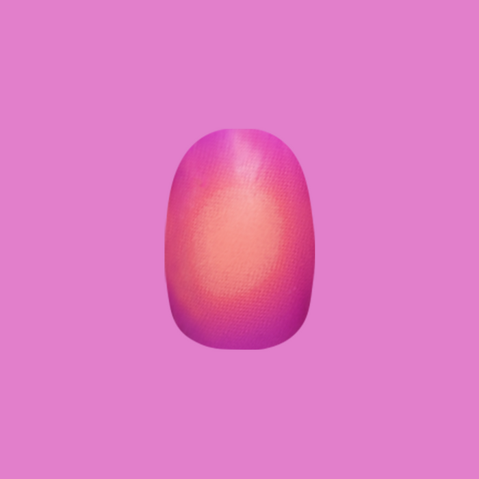 Grape Aura - Press-On | Short | Round candy grape pink aura effect false nail for easy at-home mani