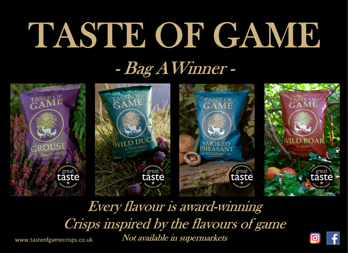 Grouse and Whinberry Crisps 150g (Case of 12)