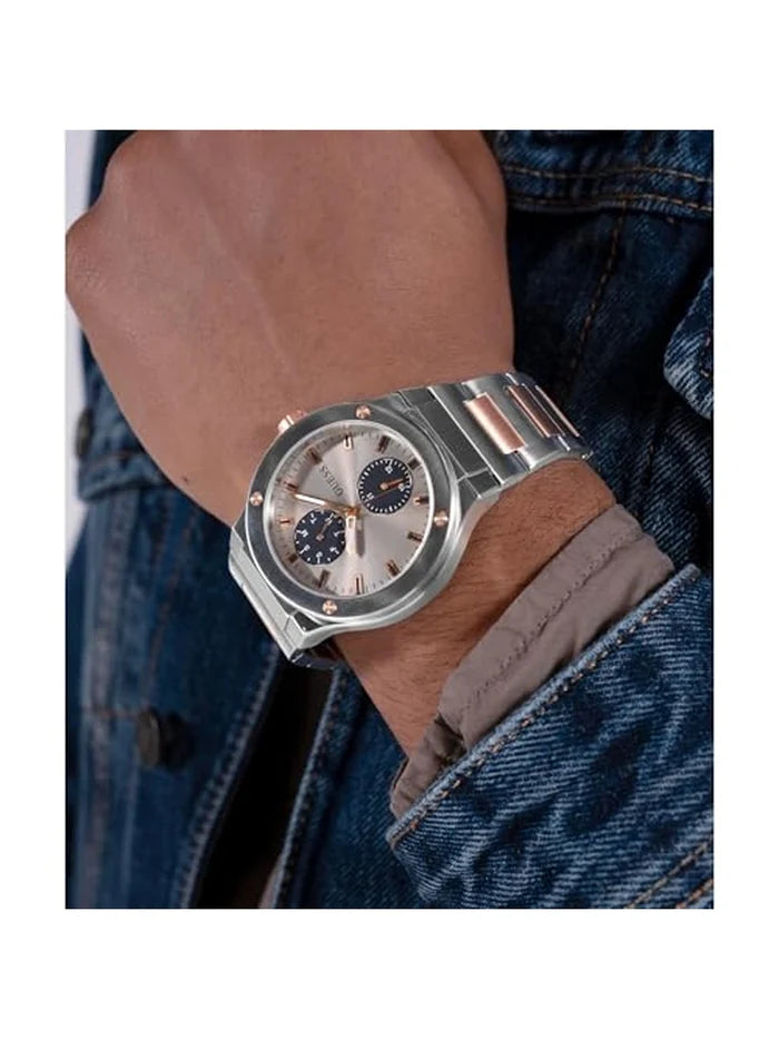 Guess Round Analog Watch - GW0795G2