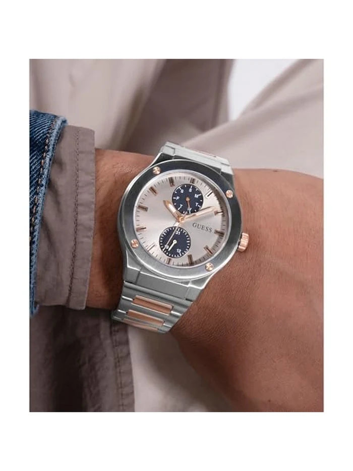 Guess Round Analog Watch - GW0795G2