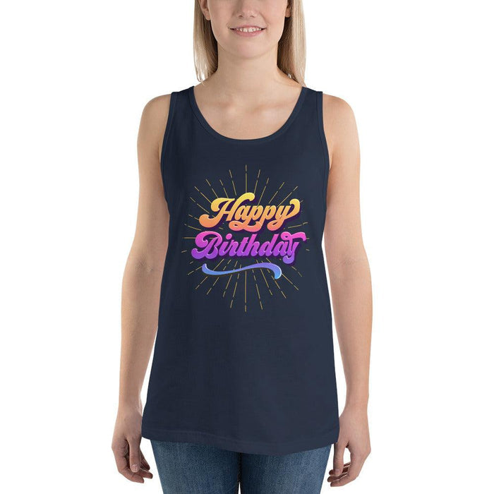 Happy Birthday Unisex Tank Top (Free Shipping) - Billyforce Shop