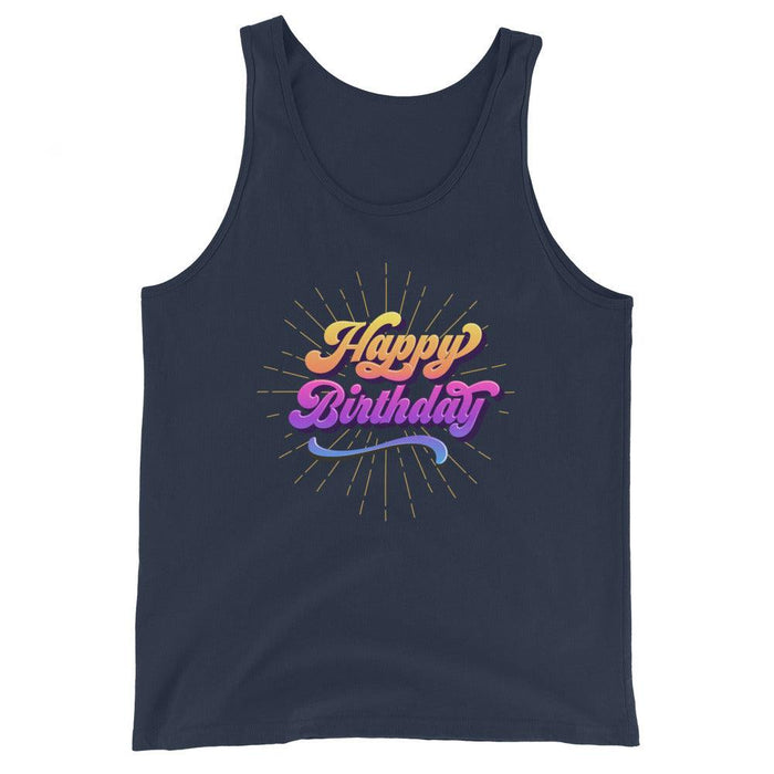 Happy Birthday Unisex Tank Top (Free Shipping) - Billyforce Shop