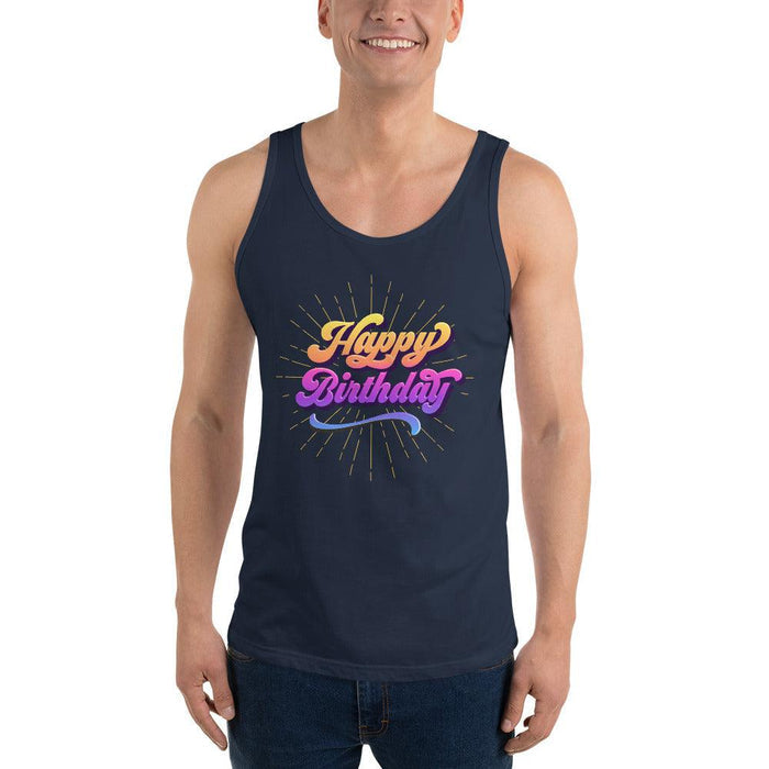 Happy Birthday Unisex Tank Top (Free Shipping) - Billyforce Shop