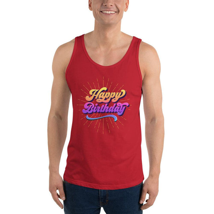 Happy Birthday Unisex Tank Top (Free Shipping) - Billyforce Shop