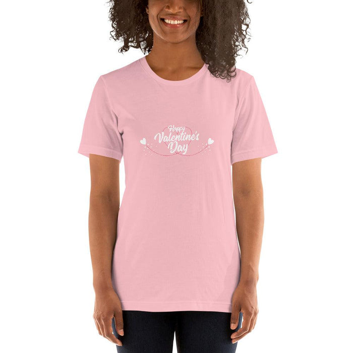 Happy Valentine's Day Short-Sleeve Unisex T-Shirt - Billyforce Shop