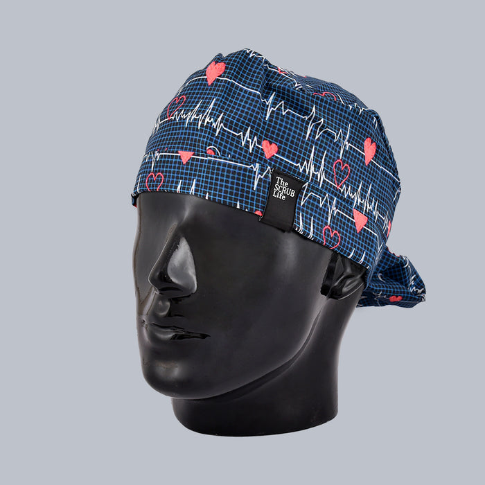 Hear Beat Female Bun Cap 013