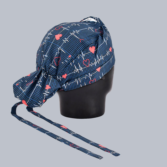 Hear Beat Female Bun Cap 013