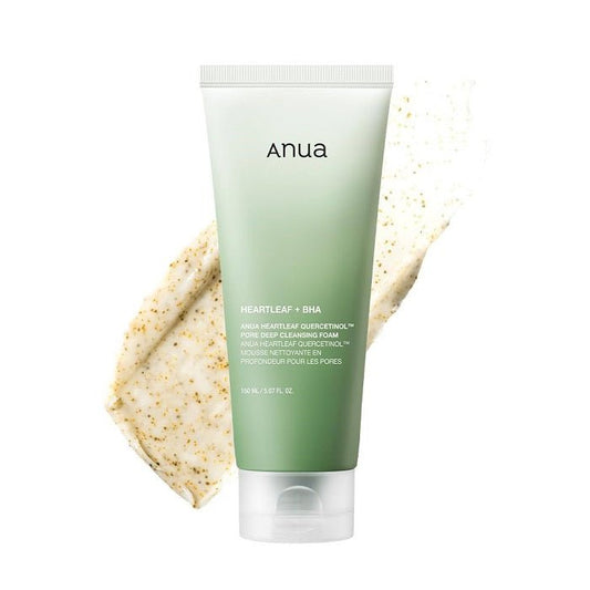 HEARTLEAF QUERCETINOL PORE DEEP CLEANSING FOAM - Spuma De Curatare Pentru Ten Acneic - skinseen.ro
