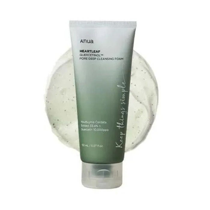 HEARTLEAF QUERCETINOL PORE DEEP CLEANSING FOAM - Spuma De Curatare Pentru Ten Acneic - skinseen.ro