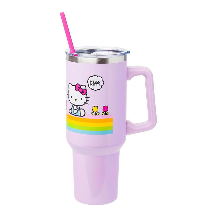 Hello Kitty Cactus 40 oz Stainless Steel Tumbler W/ Handle