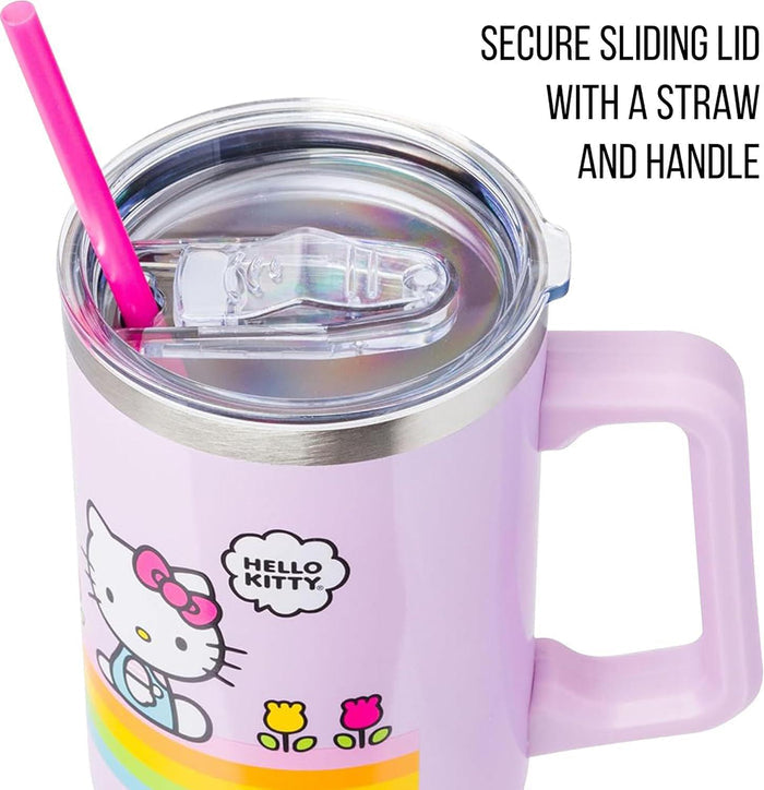 Hello Kitty Cactus 40 oz Stainless Steel Tumbler W/ Handle