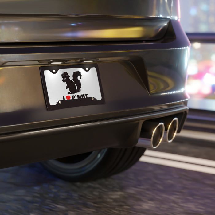 I ❤️ P'Nut Vanity Plate