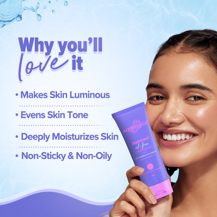 Illuminate moisturizer for bright hydrated skin