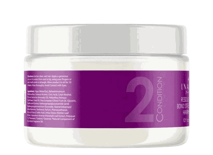 Inahsi Rescue & Repair Bond Strengthening Hair Masque for deep hair repair and strengthening